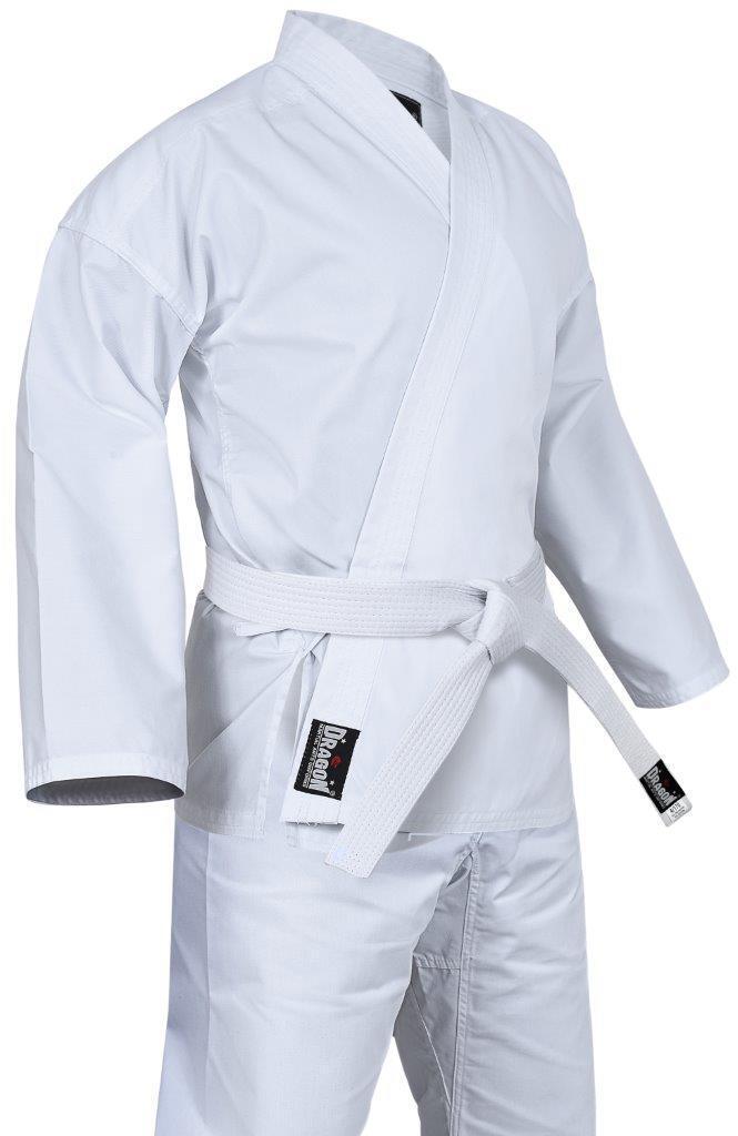 DRAGON Karate GI Martial Arts Uniform 8Oz Kids to Adults Size Black 