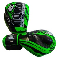 MORGAN BKK READY BOXING & MUAY THAI GLOVES  [16oz Fluro Green]
