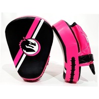 MORGAN V2 CLASSIC ALL PURPOSE PRE-BENT FOCUS PADS (PAIR) [Black/Fluro Pink]
