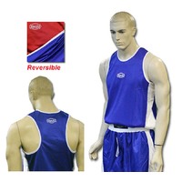 Smai Reversible Red/Blue Boxing Singlet [Size: X-Large]