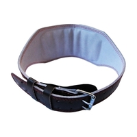 MORGAN PLATINUM 15cm WIDE LEATHER WEIGHT LIFTING BELT[X Small]