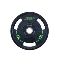 RAPID MOTION TRI-GRIP PU OLYMPIC PLATES 10KG (PAIR)