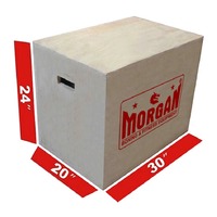 MORGAN 3 IN 1 CROSS FUNCTIONAL FITNESS WOODEN BOX 