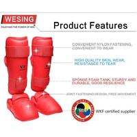 WESING WKF APPROVED SHIN AND INSTEP [Large Red]
