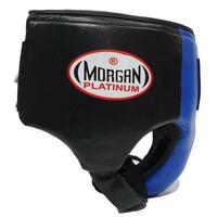 MORGAN PLATINUM LEATHER  ABDO GUARD[Large Blue]