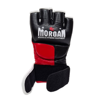 MORGAN V2 PLATINUM LEATHER MMA GLOVES [Small]