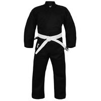 DRAGON KARATE UNIFORM (BLACK) - 8oz [0000]