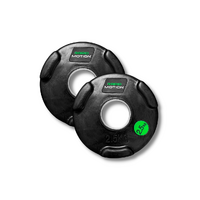 RAPID MOTION OLYMPIC RUBBER WEIGHT PLATES 1.25KG (PAIR)