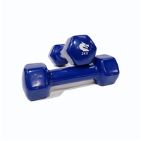 MORGAN VINYL DUMBBELLS - PAIR (1kg-2kg-3kg) [2kg pair]
