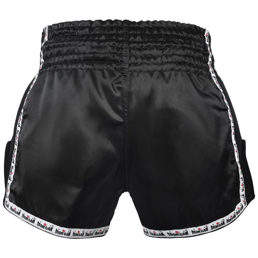 Muay Thai Boxing Shorts (All Black) - Morgan Sports