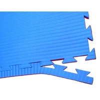 MORGAN TATAMI JIGSAW INTERLOCKING FLOOR MATS 2cm[Black/Blue]