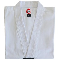 Taekwondo Uniform V-Neck 8oz Ribbed [Size: 6]