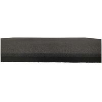 MORGAN COMMERCIAL GRADE RUBBER FLOOR TILES | BLACK (1m x 1m x 15mm) 