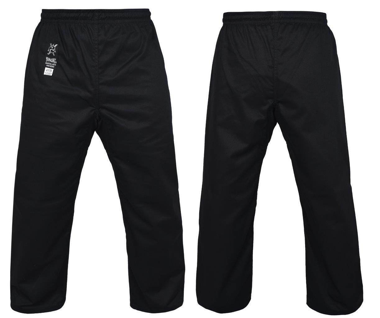 Yamasaki Black Martial Arts Gi Pants 10oz