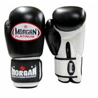 MORGAN V2 PLATINUM LEATHER  SPARRING GLOVES (10-12-14-16oz)