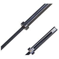 MORGAN 15KG LADIES BLACK HARDEN CHROME OLYMPIC BARBELL