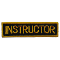 Badge - Instructor Black and Gold