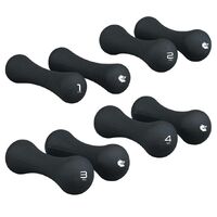 Morgan Neoprene Bone Shape Dumbbells – PAIR (1KG-2KG-3KG-4KG)