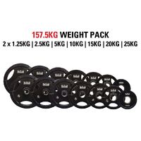 Morgan 157.5kg Olympic Weight Plate Pack | 1.25kg–25kg (Pairs)