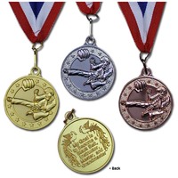 Kicking Man Award Medal Set