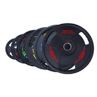 Rapid Motion Tri-Grip PU Olympic Plates 1.25kg-25kg (Sold As Pair)