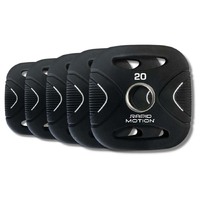 RAPID MOTION PU SQUARE OLYMPIC WEIGHT PLATES 2.5KG-20KG (PAIR)