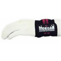 MORGAN ELASTICATED WRIST GUARD - (PAIR) [Black &  Red]